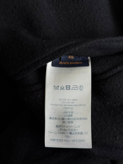 Louis Vuitton Black Wool Peacoat