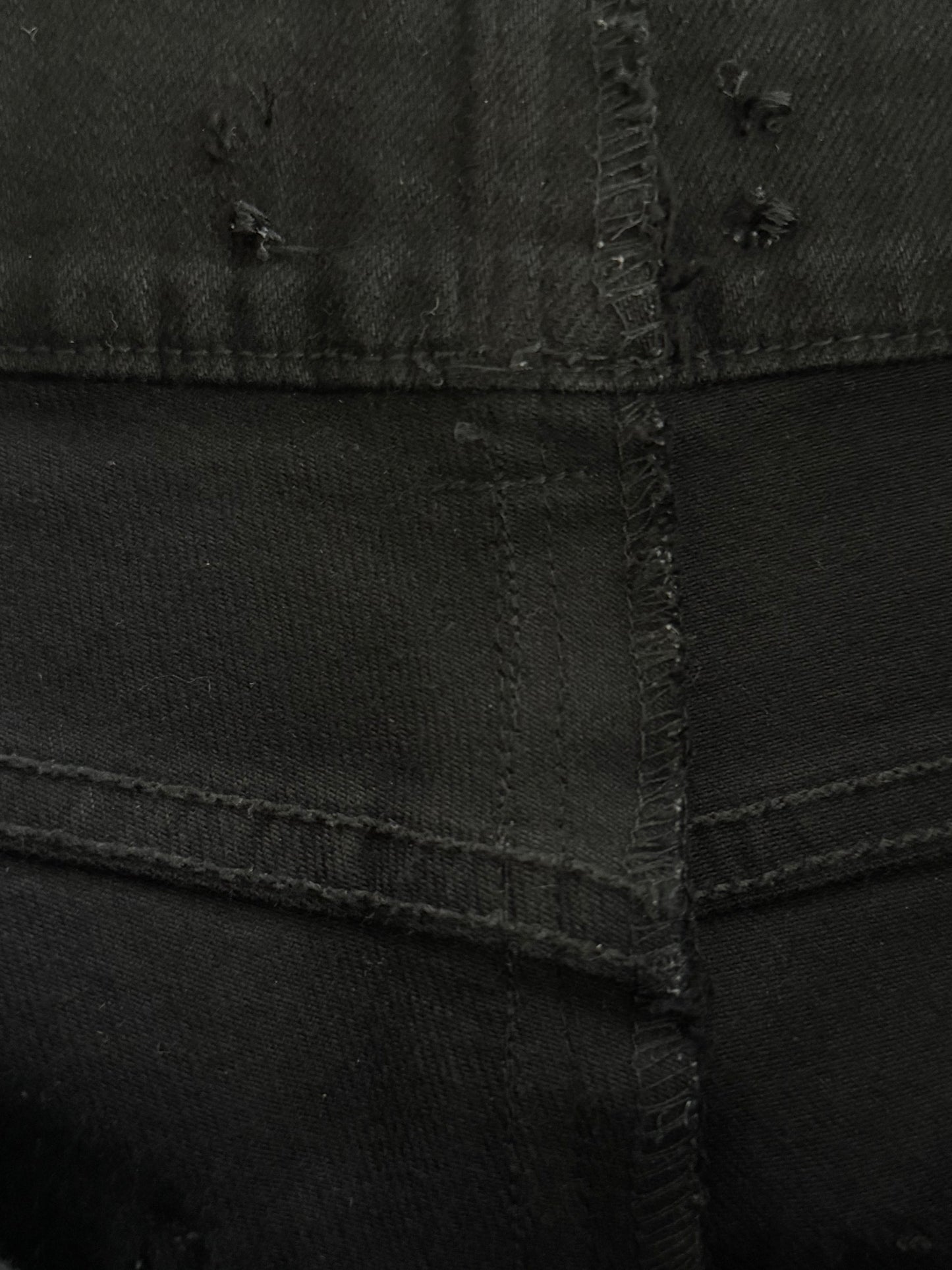 Amiri Black Snakeskin Patch MX1 Jeans