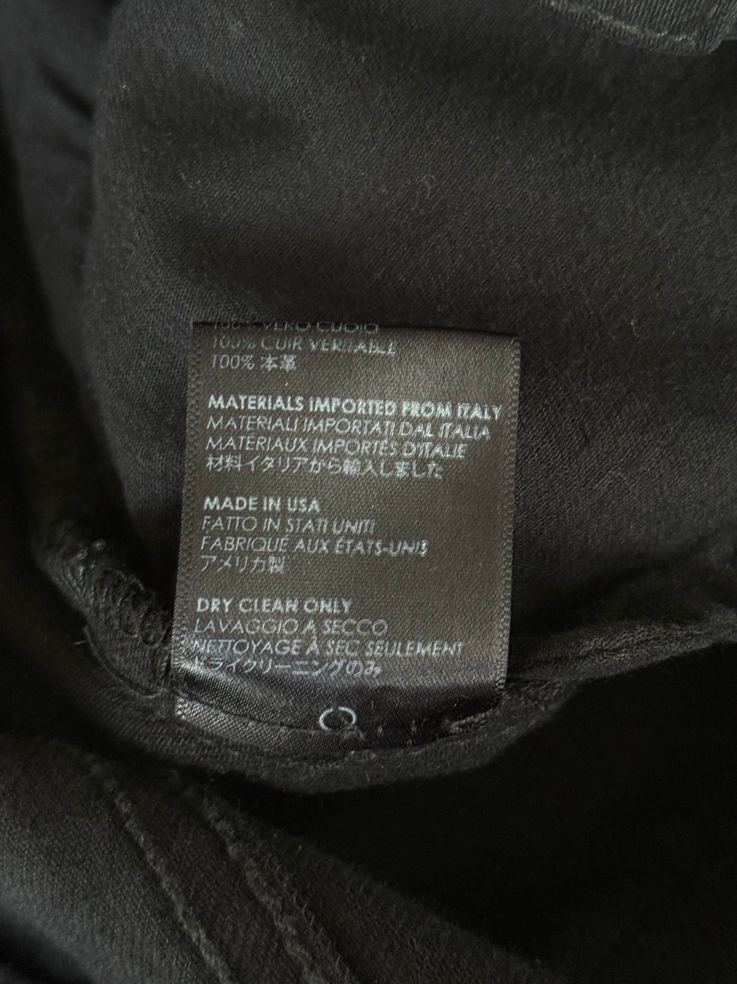 Amiri Black Snakeskin Patch MX1 Jeans