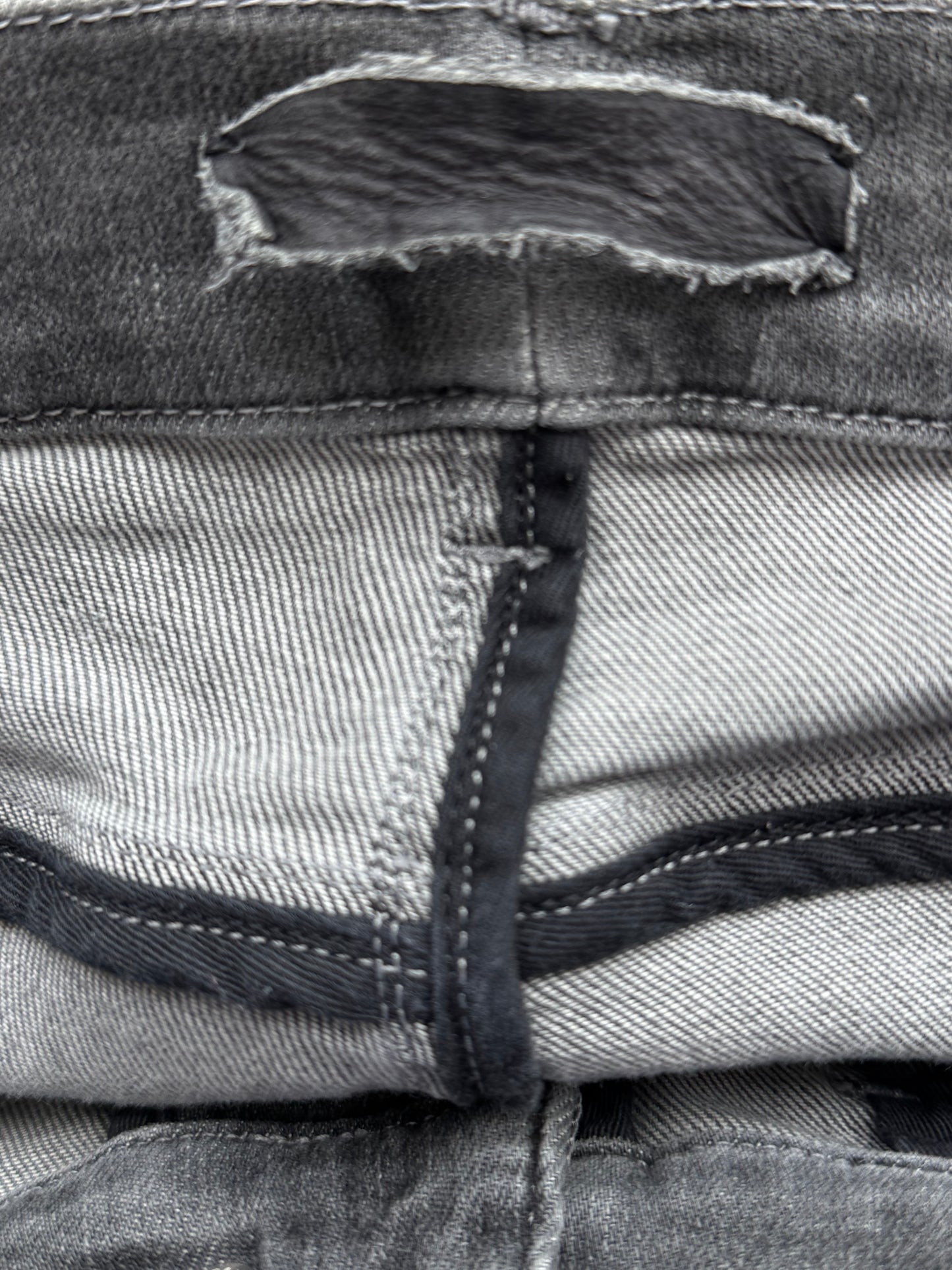 Amiri Storm Grey & Black Patch MX1 Jeans
