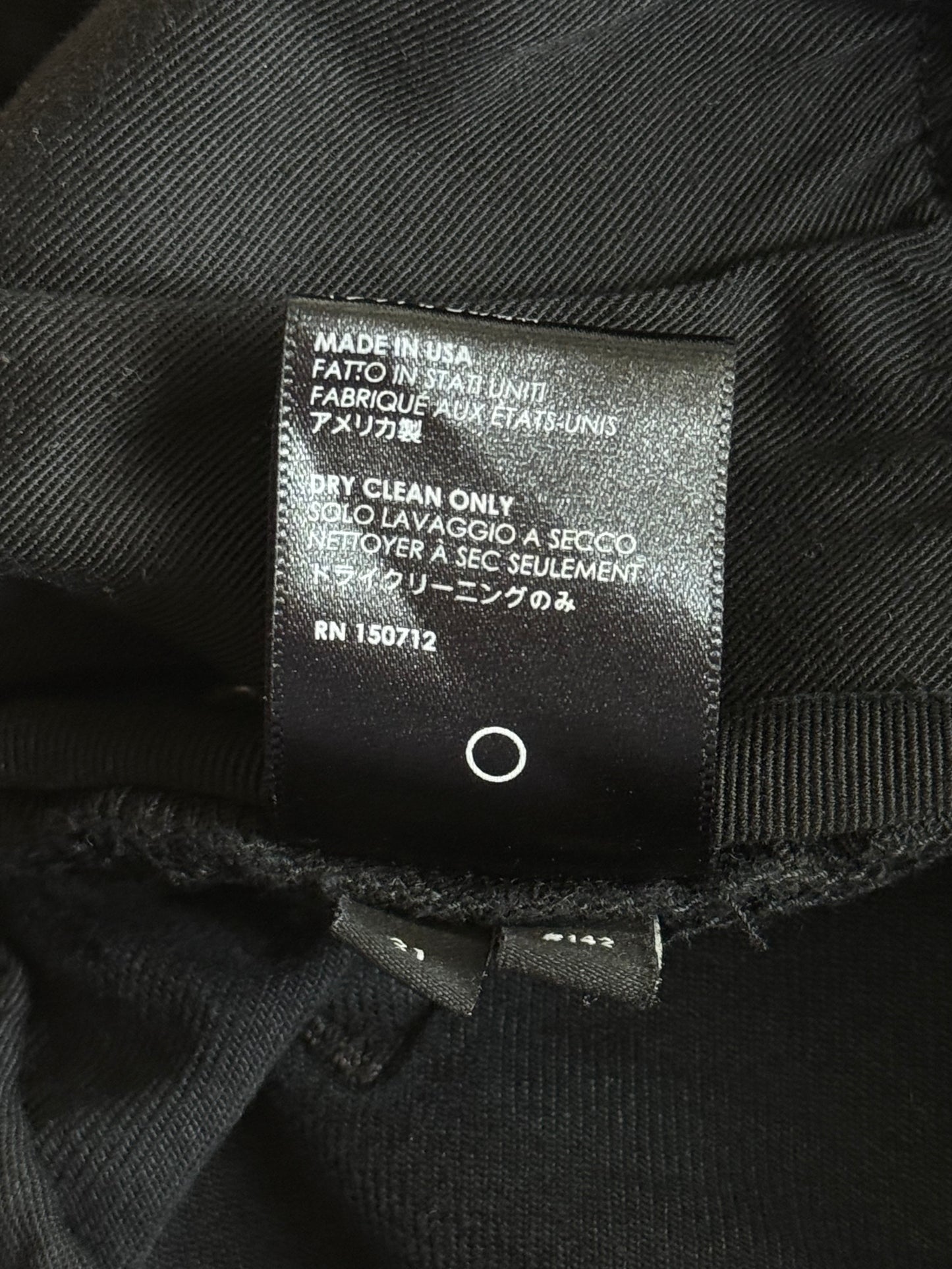 Amiri Aged Black Leather Patch MX1 Jeans