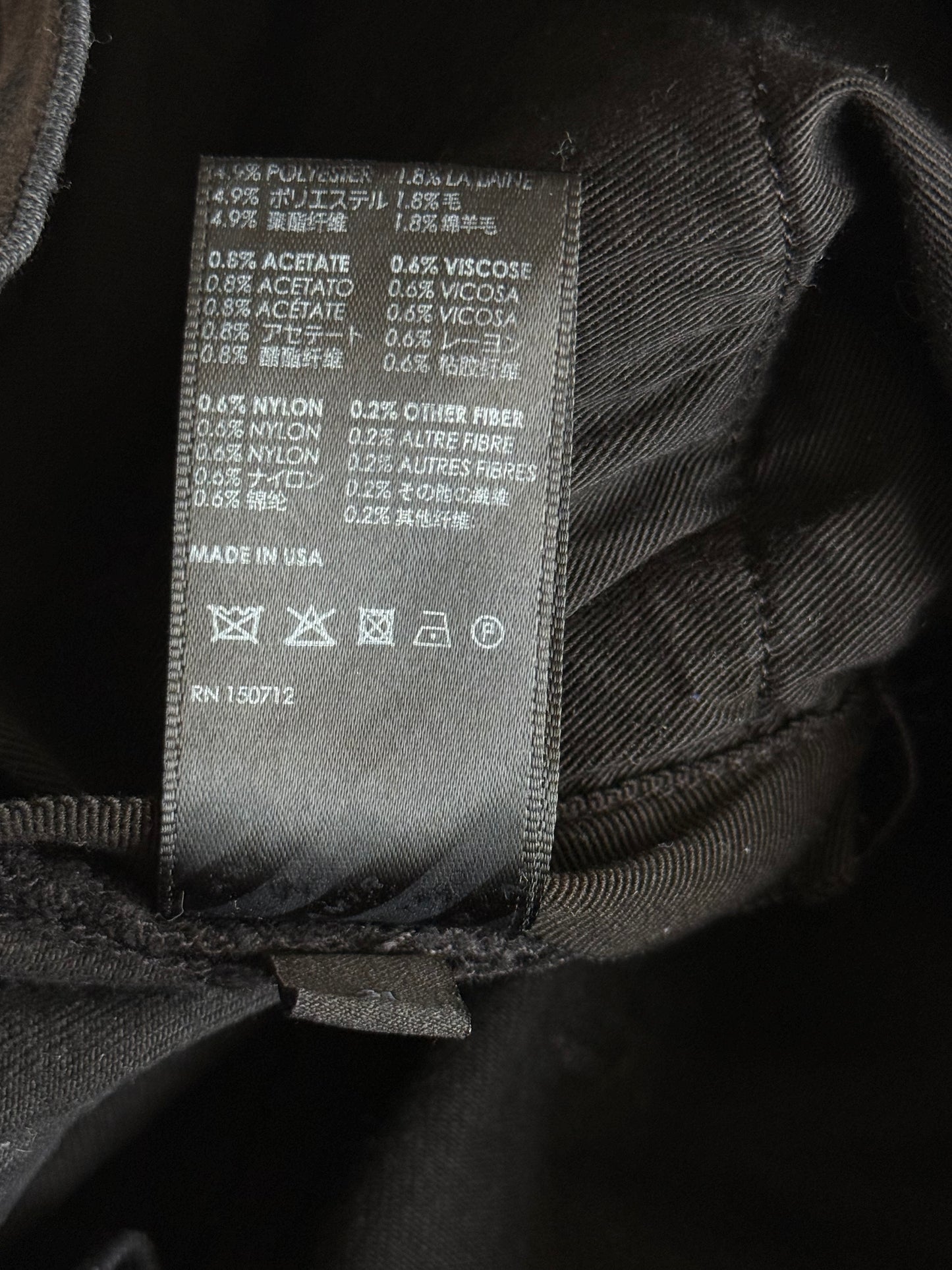 Amiri Aged Black Tweed Patch MX1 Jeans
