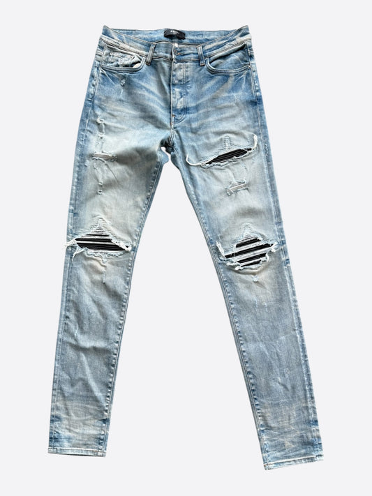 Amiri Clay Indigo & Black Patch MX1 Jeans