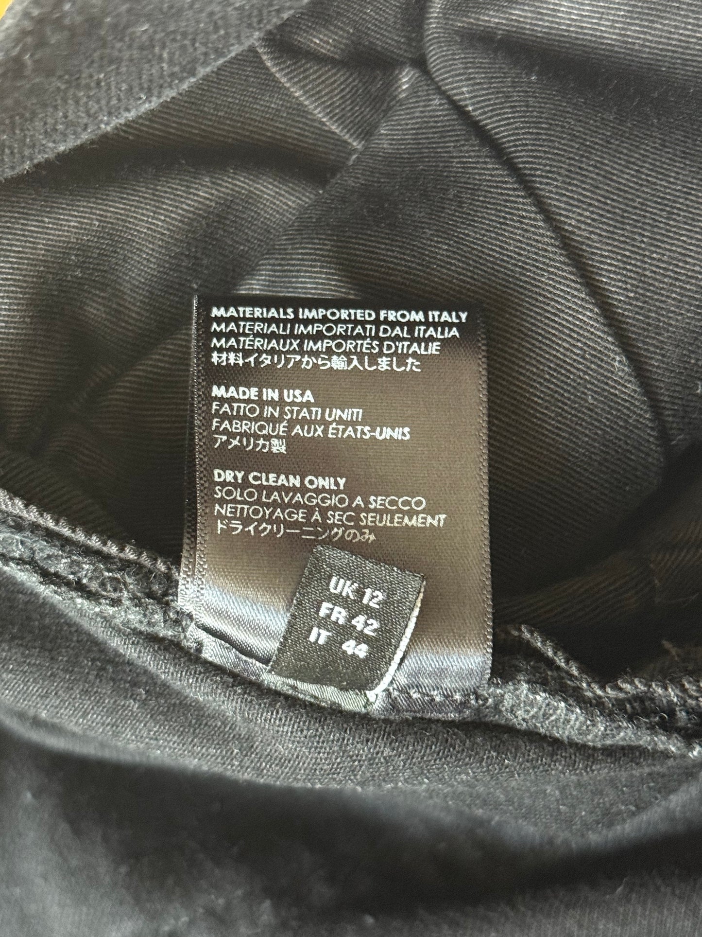 Amiri Black Leather Patch MX1 Jeans