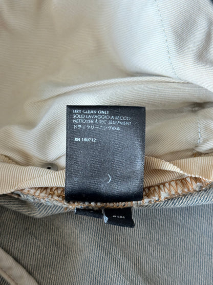 Amiri Indigo & Black Bandana Patch MX1 Jeans