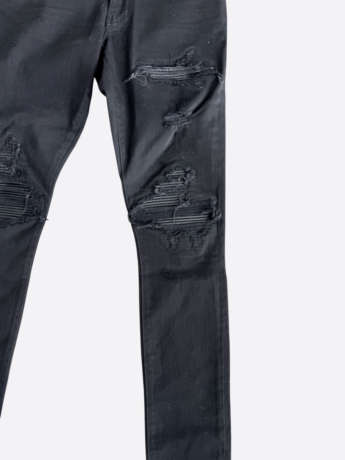 Amiri Black Patch MX1 Jeans