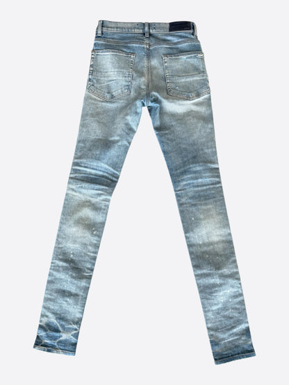 Amiri Clay Indigo & Blue Bandana Patch MX1 Jeans