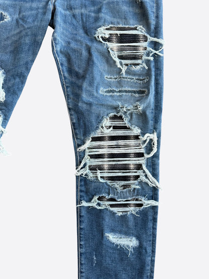 Amiri Classic Indigo Plaid Patch PPX1 Jeans