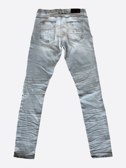 Amiri Light Grey Patch MX1 Jeans