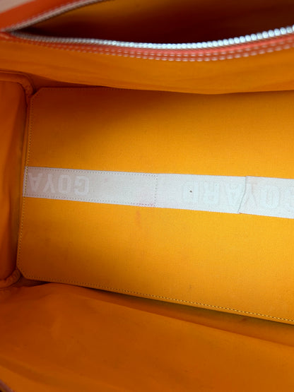 Goyard Orange Boston 50 Duffel Bag
