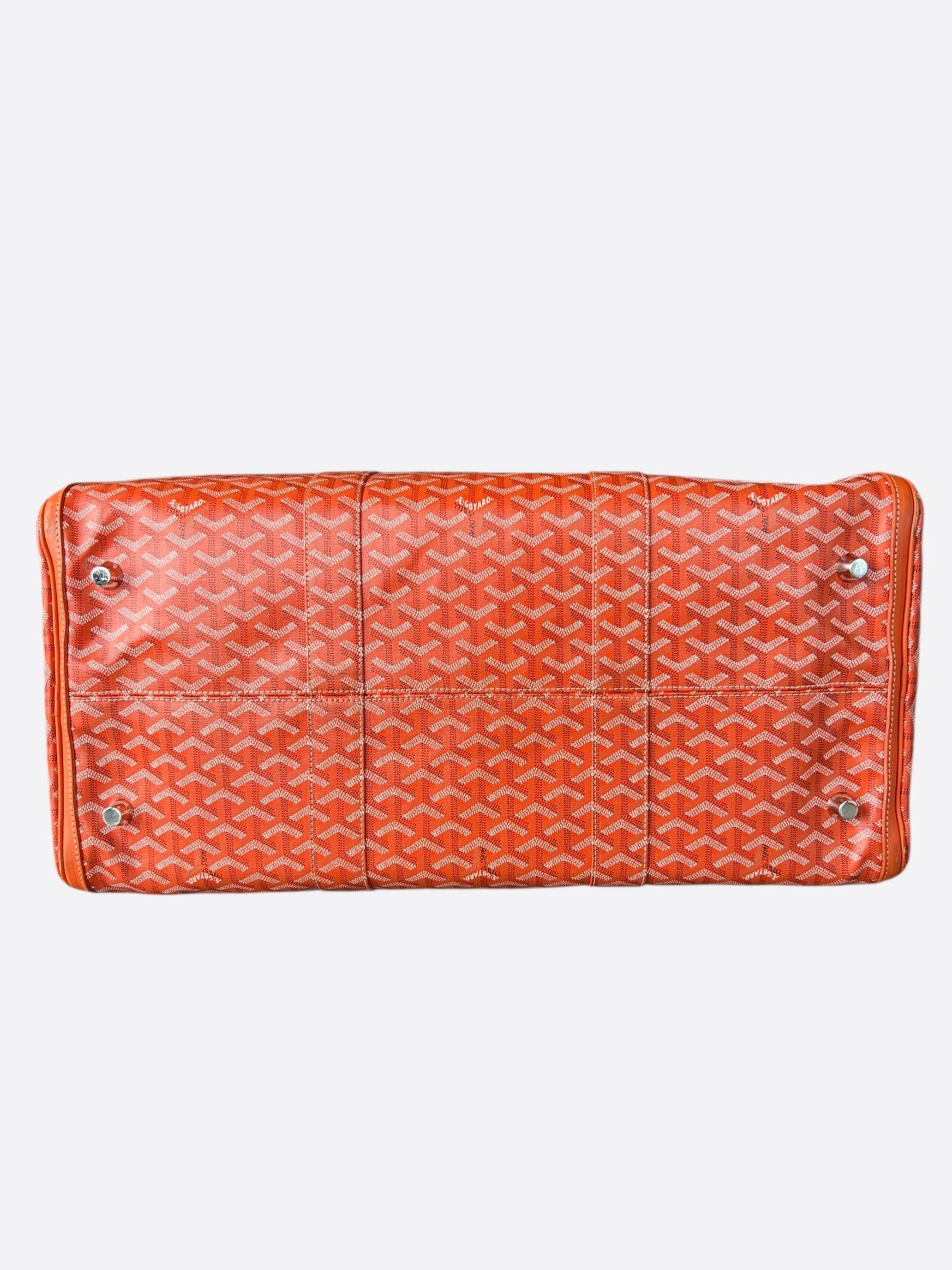 Goyard Orange Boston 50 Duffel Bag – Savonches