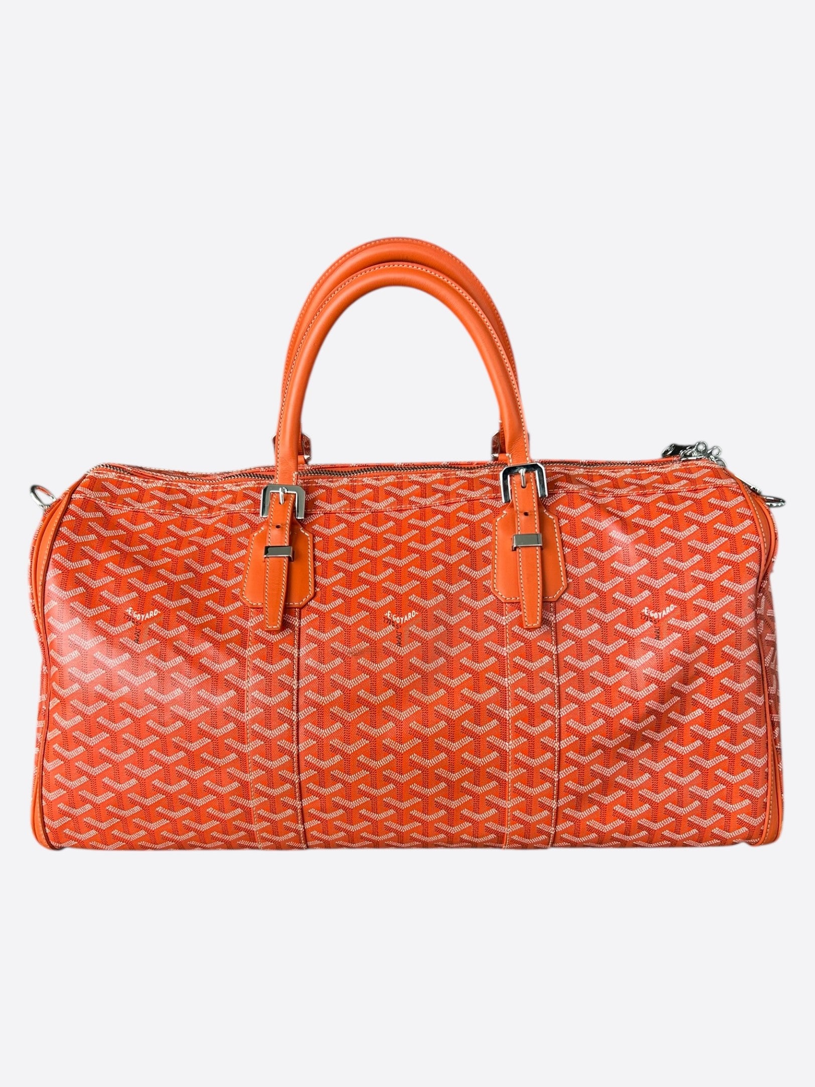 ◎GONIATELIER◎ ROY Bag / Orange Latte DHgate.com:Luxury Orange Leather Tote Bag with Gold Buckle
