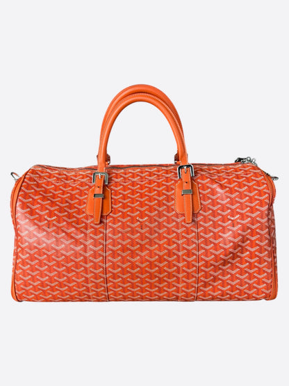 Goyard Orange Boston 50 Duffel Bag