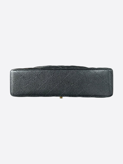 Chanel Black Caviar Quilted Medium Flap Bag