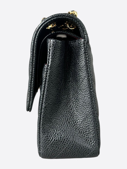 Chanel Black Caviar Quilted Medium Flap Bag