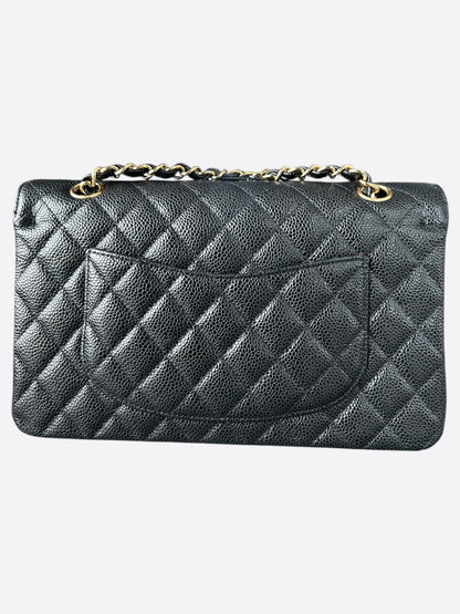 Chanel Black Caviar Quilted Medium Flap Bag