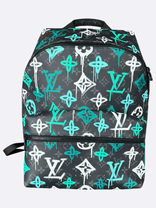 Louis Vuitton Graffiti Monogram Eclipse Discovery Backpack