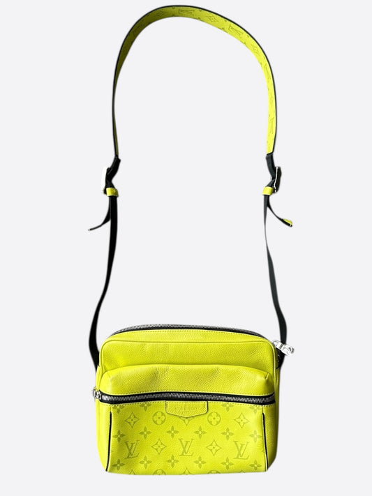 Louis Vuitton Yellow Taigarama Monogram Outdoor Messenger Bag