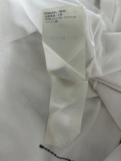 Louis Vuitton White & Black Pendant Logo T-Shirt