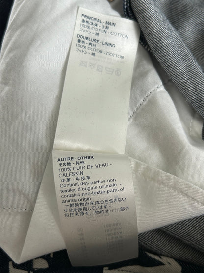 Louis Vuitton Navy & White Leaf Jeans