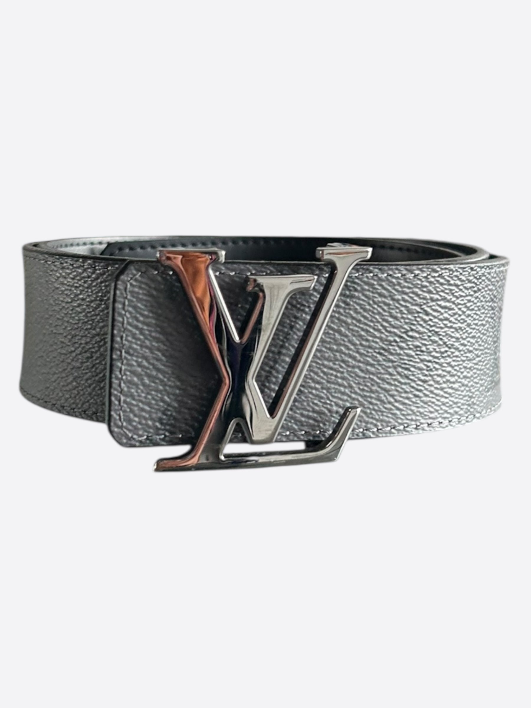 Louis Vuitton Grey Monogram Logo Belt – Savonches