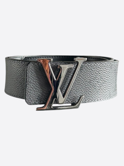 Louis Vuitton Grey Monogram Logo Belt