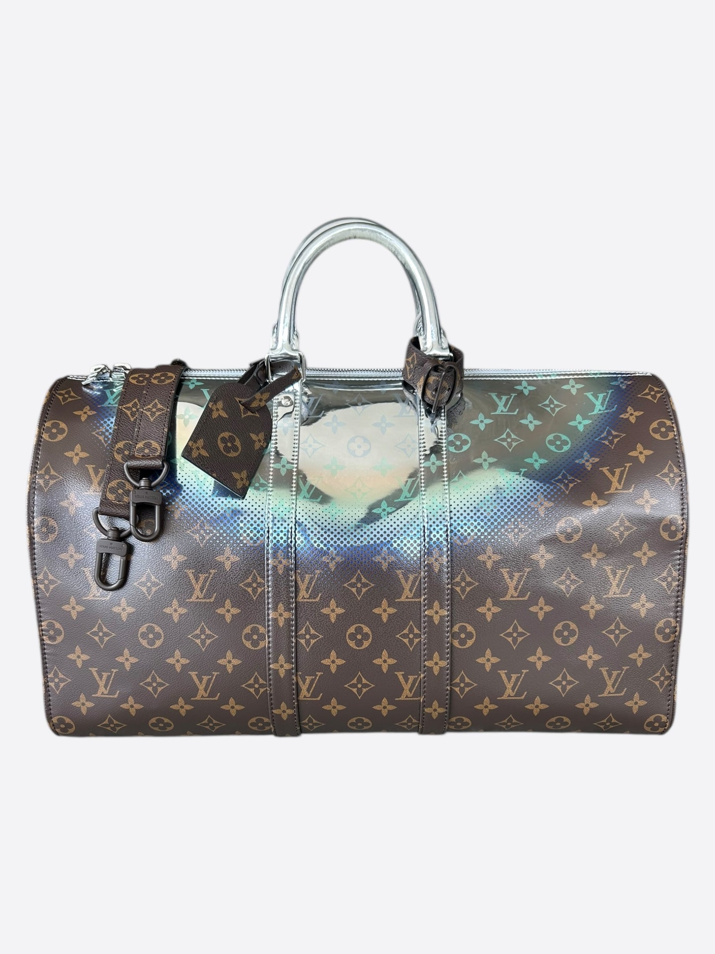 Louis Vuitton Brown Monogram Nebula Keepall 50