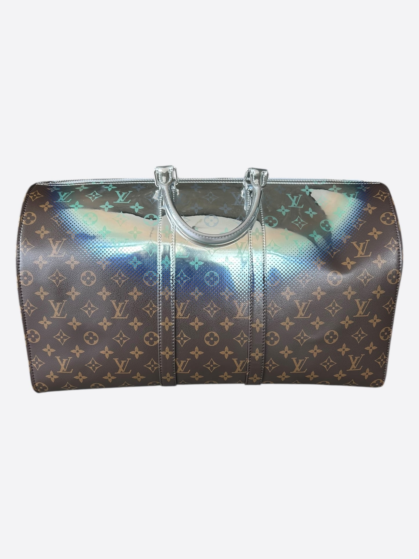 Louis Vuitton Brown Monogram Nebula Keepall 50