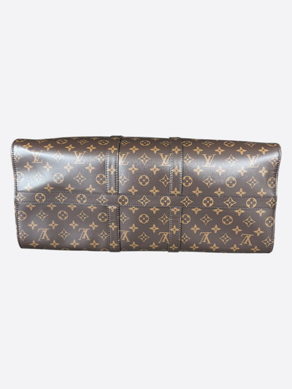 Louis Vuitton Brown Monogram Nebula Keepall 50