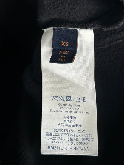 Louis Vuitton Black Circle Cut Monogram Hoodie
