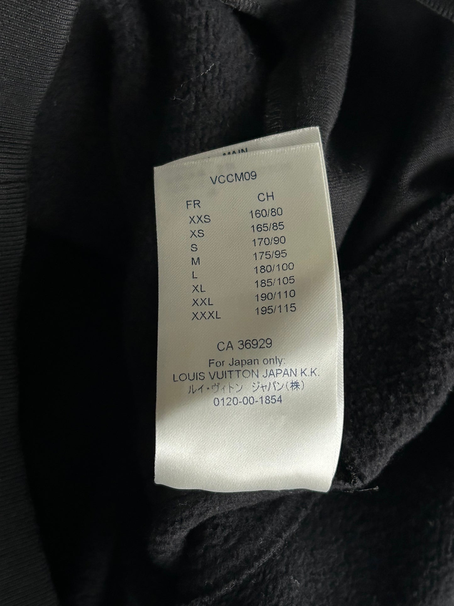 Louis Vuitton Black Circle Cut Monogram Hoodie