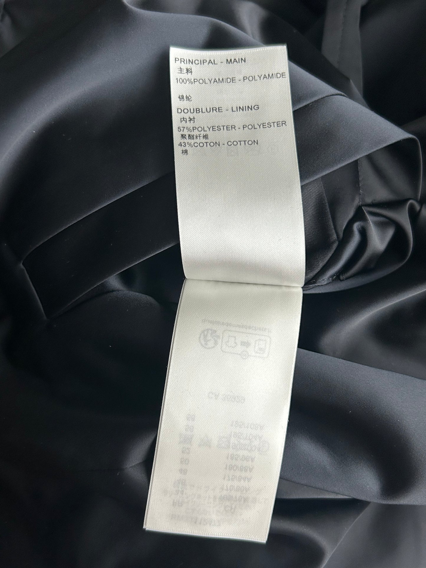 Louis Vuitton Black & White Bird Logo Coach Jacket