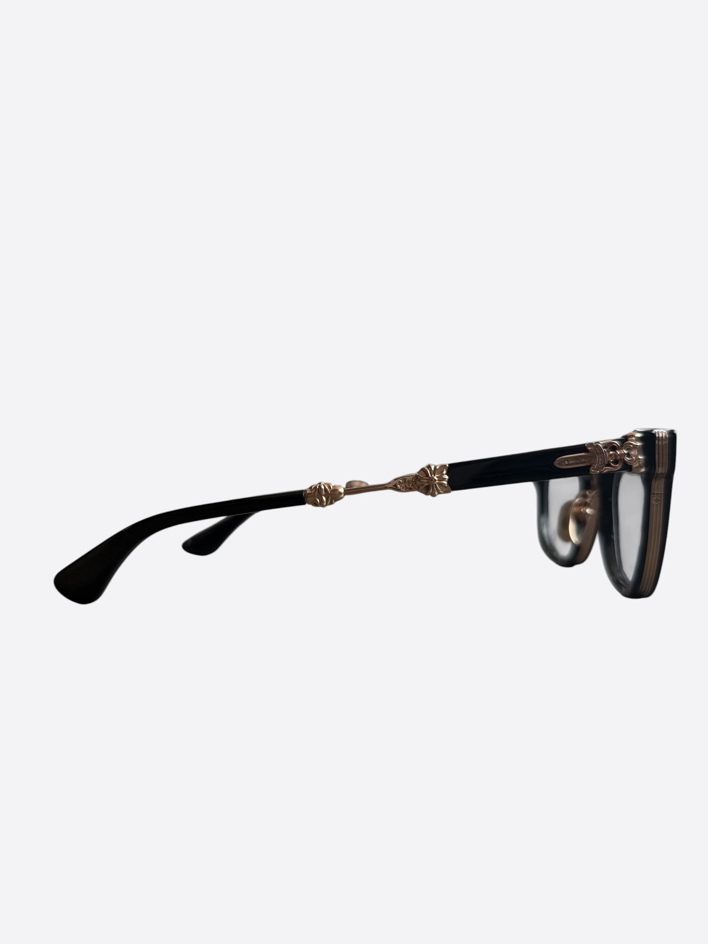 Chrome Hearts Black & Gold Duck Butter Glasses