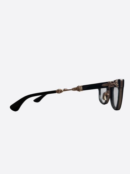 Chrome Hearts Black & Gold Duck Butter Glasses
