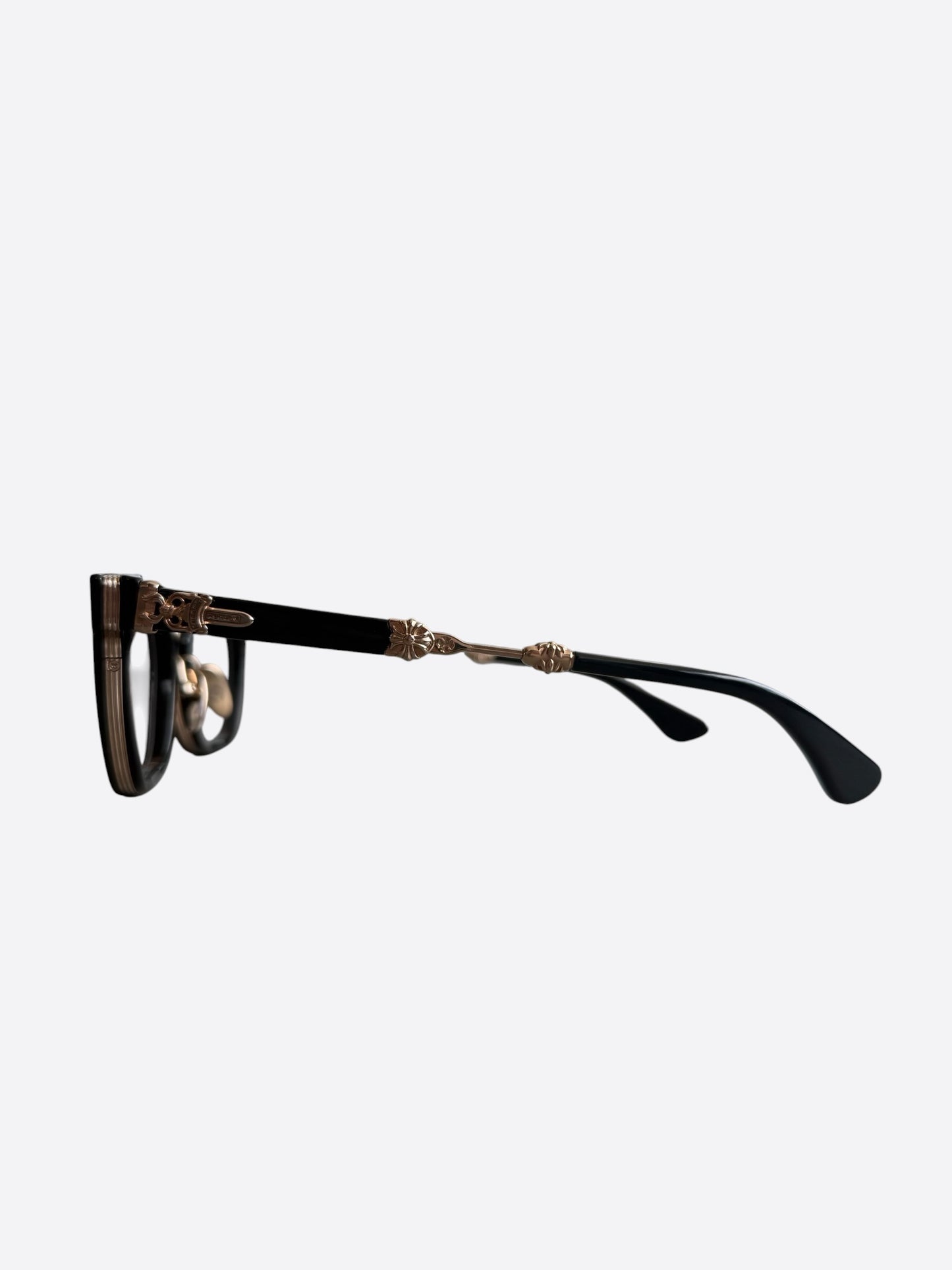 Chrome Hearts Black & Gold Duck Butter Glasses