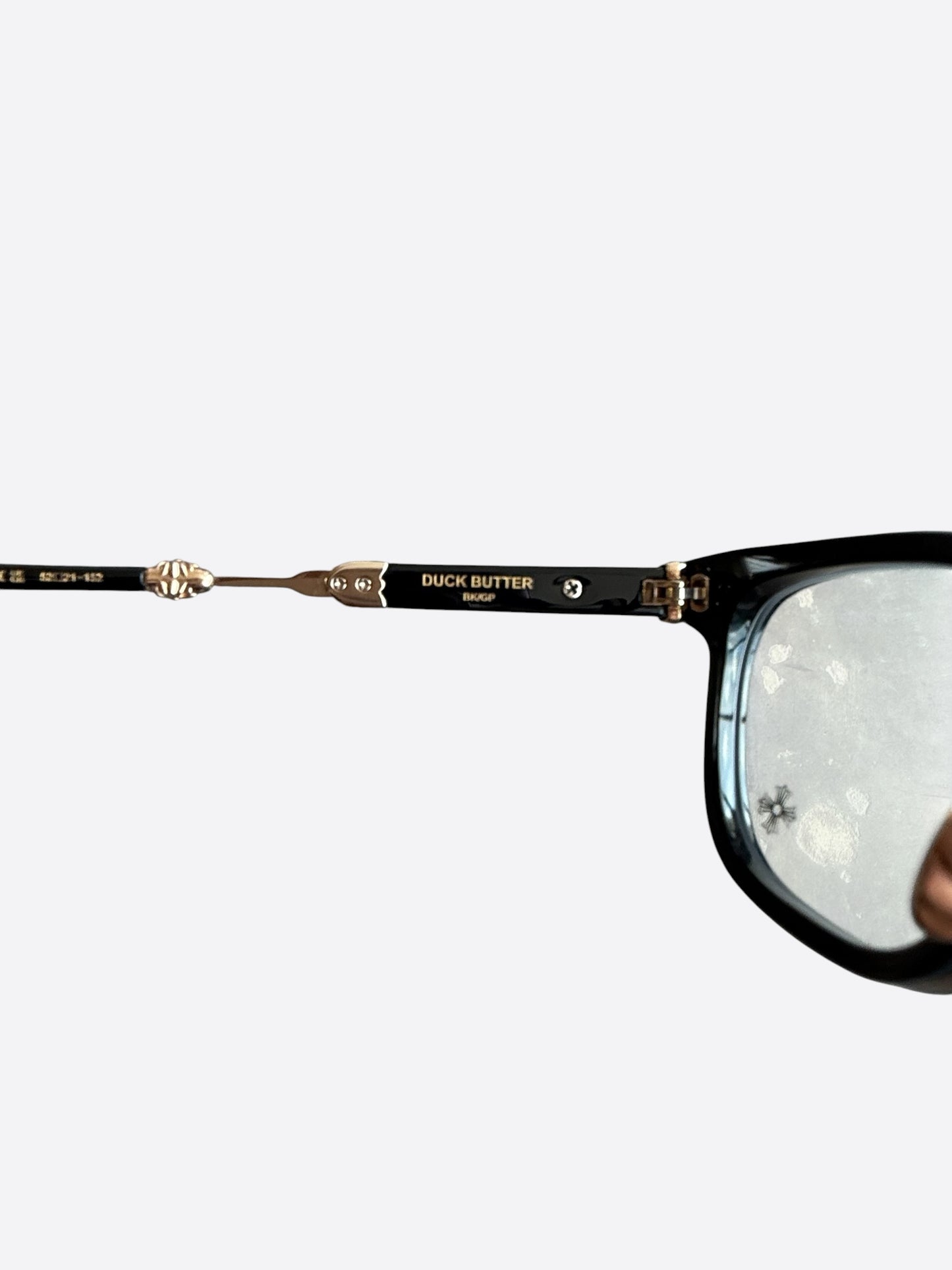 Chrome Hearts Black & Gold Duck Butter Glasses