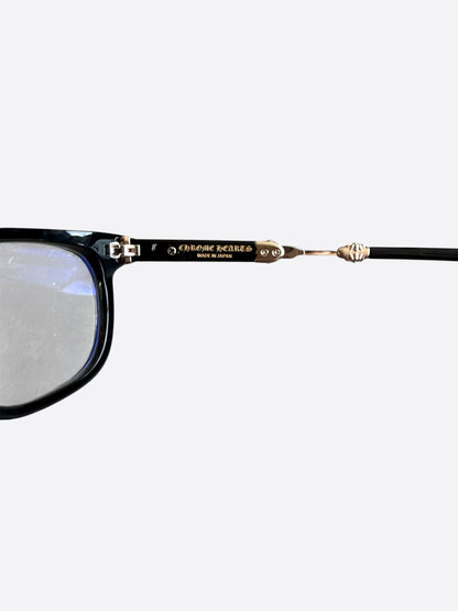 Chrome Hearts Black & Gold Duck Butter Glasses