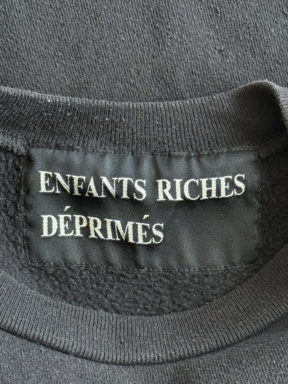 Enfants Riches Deprimes Black Floral Logo Sweater