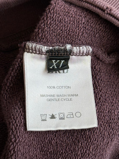 Enfants Riches Deprimes Burgundy & White Classic Logo Hoodie