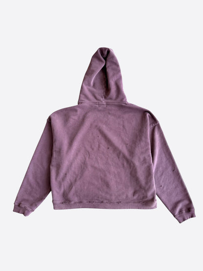 Enfants Riches Deprimes Burgundy & White Classic Logo Hoodie