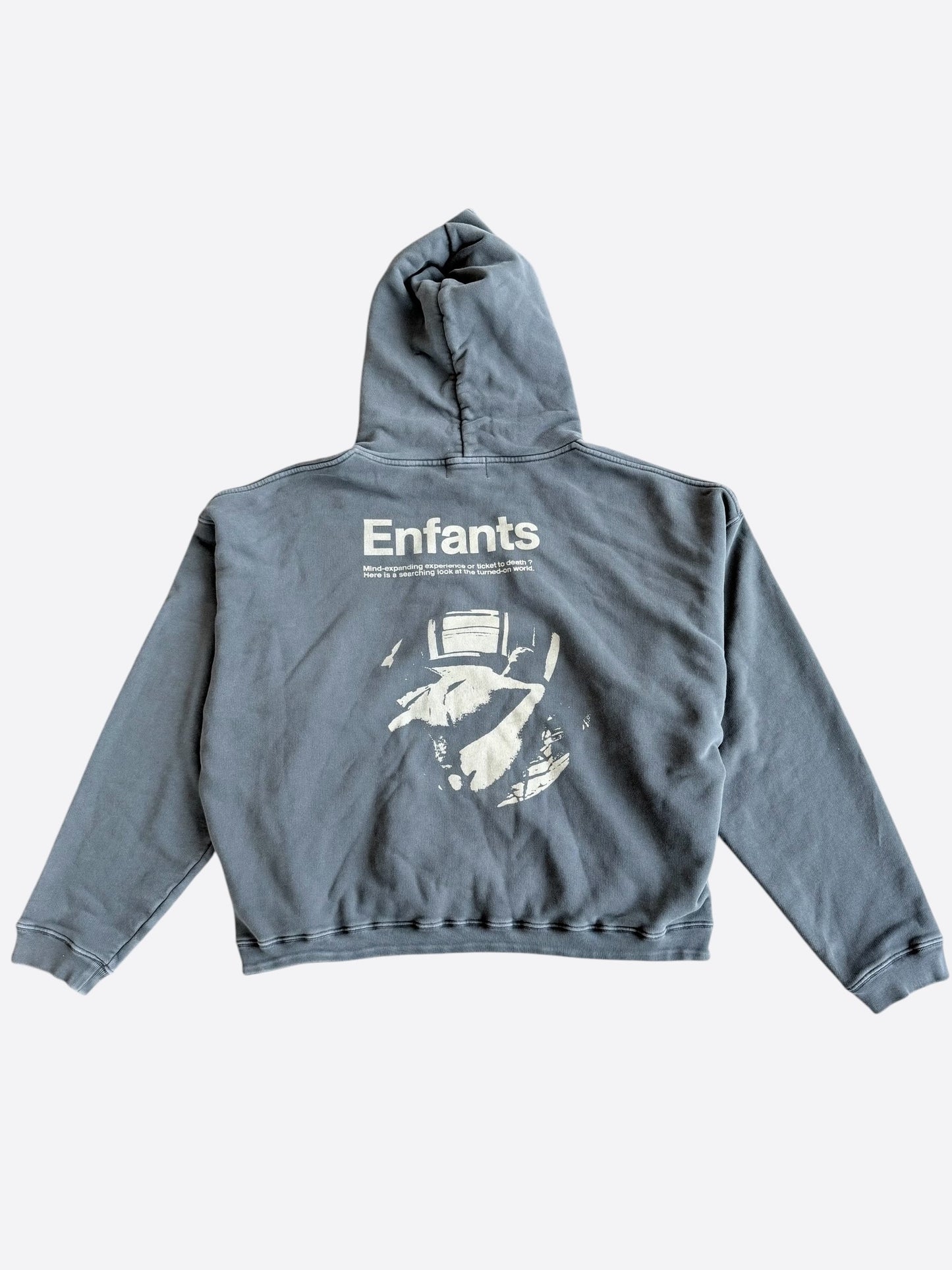 Enfants Riches Deprimes Faded Black & White Turned On World Hoodie