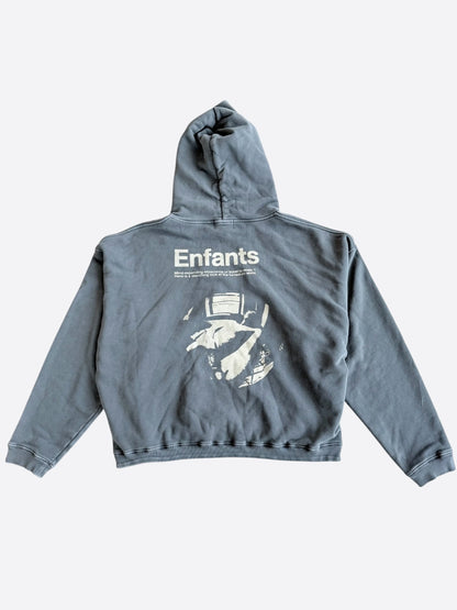 Enfants Riches Deprimes Faded Black & White Turned On World Hoodie