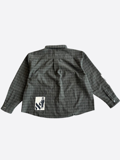 Enfants Riches Deprimes Green Plaid Patchwork Flannel