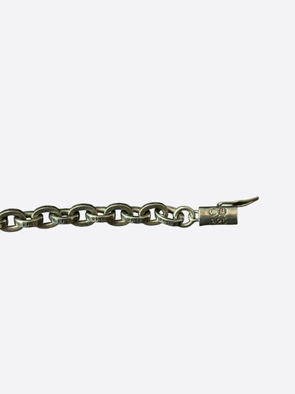 Chrome Hearts Silver Paper Chain Bracelet