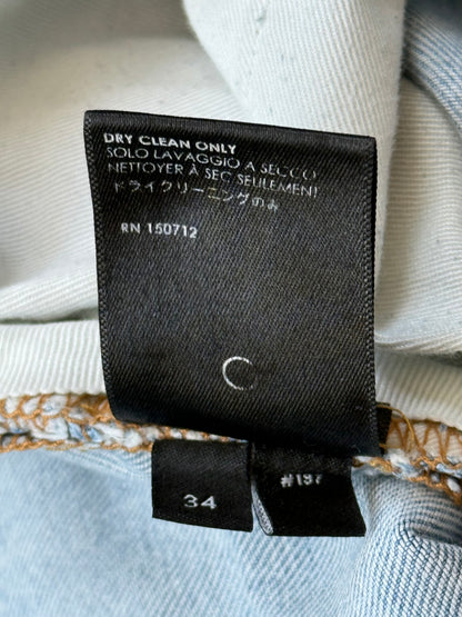 Amiri Light Indigo & Watercolor Patch MX1 Jeans