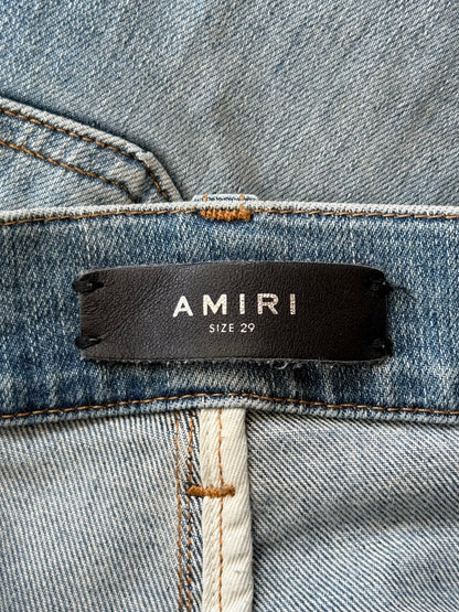 Amiri Indigo & Tiger Patch MX1 Jeans