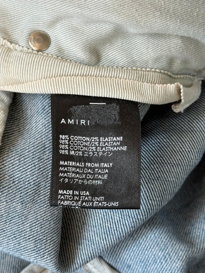 Amiri Indigo & Tiger Patch MX1 Jeans