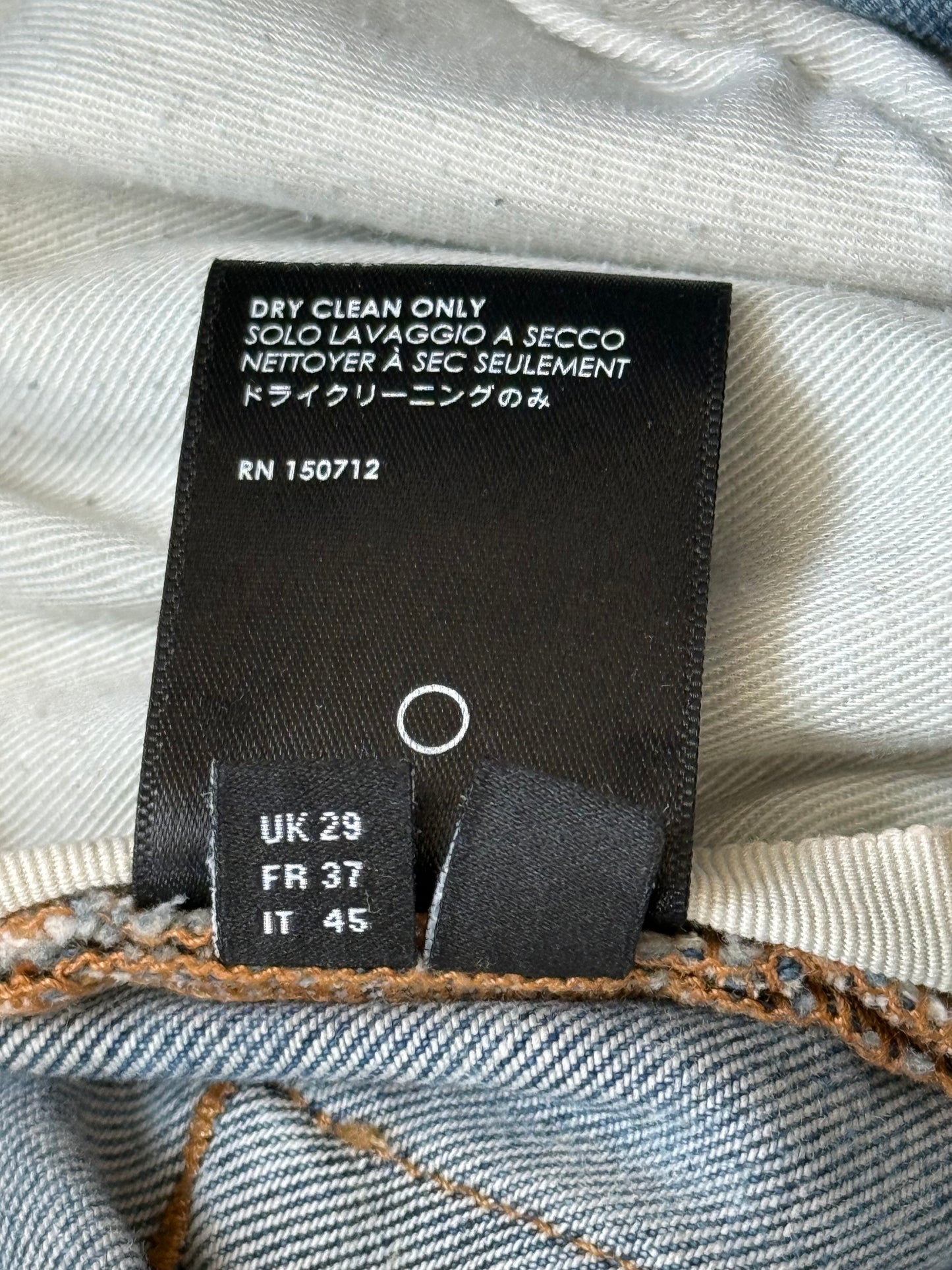 Amiri Indigo & Tiger Patch MX1 Jeans