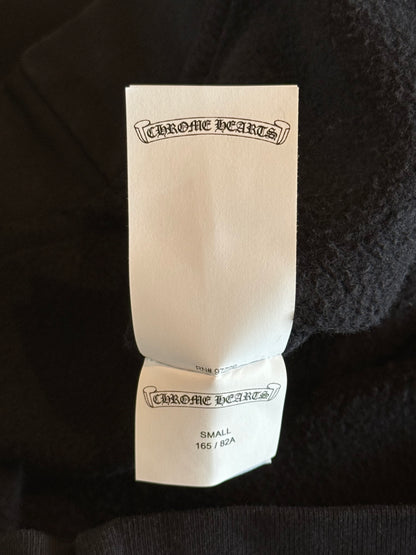 Chrome Hearts Black Cross Patch Quarter Zip Sweater