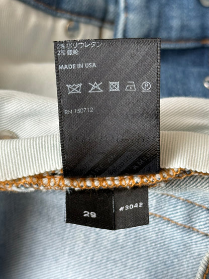 Amiri Clay Indigo & Multicolor Patch MX1 Jeans